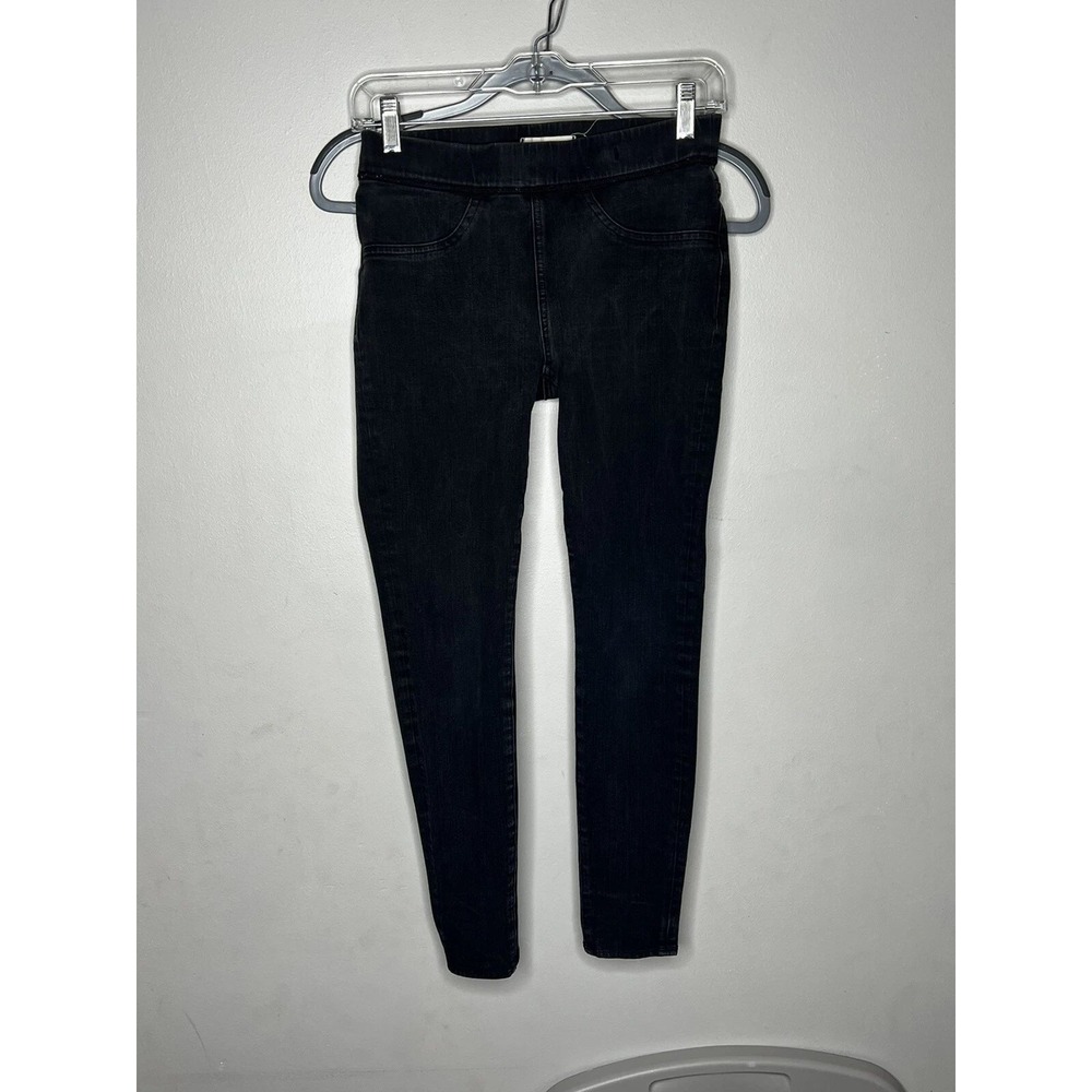 Madewell The Anywhere Jean Womens 27 Black Pull On Skinny Legging Denim Normcore